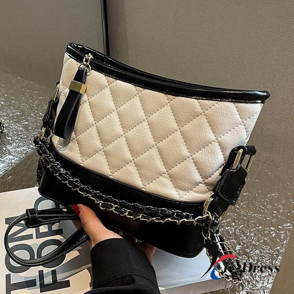 Kožená taška přes rameno Módní velkokapacitní luxusní nákupní kabelka