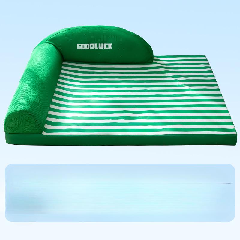 

Простой Полосатый Диван-Гнездо Для Большой Собаки Золотистый Ретривер Летнее Охлаждающее Гнездо Для Собак Подушка Для Шеи Увеличенная Подушка Для Животных Товары Для Домашних Животных M: 55 * 40cm