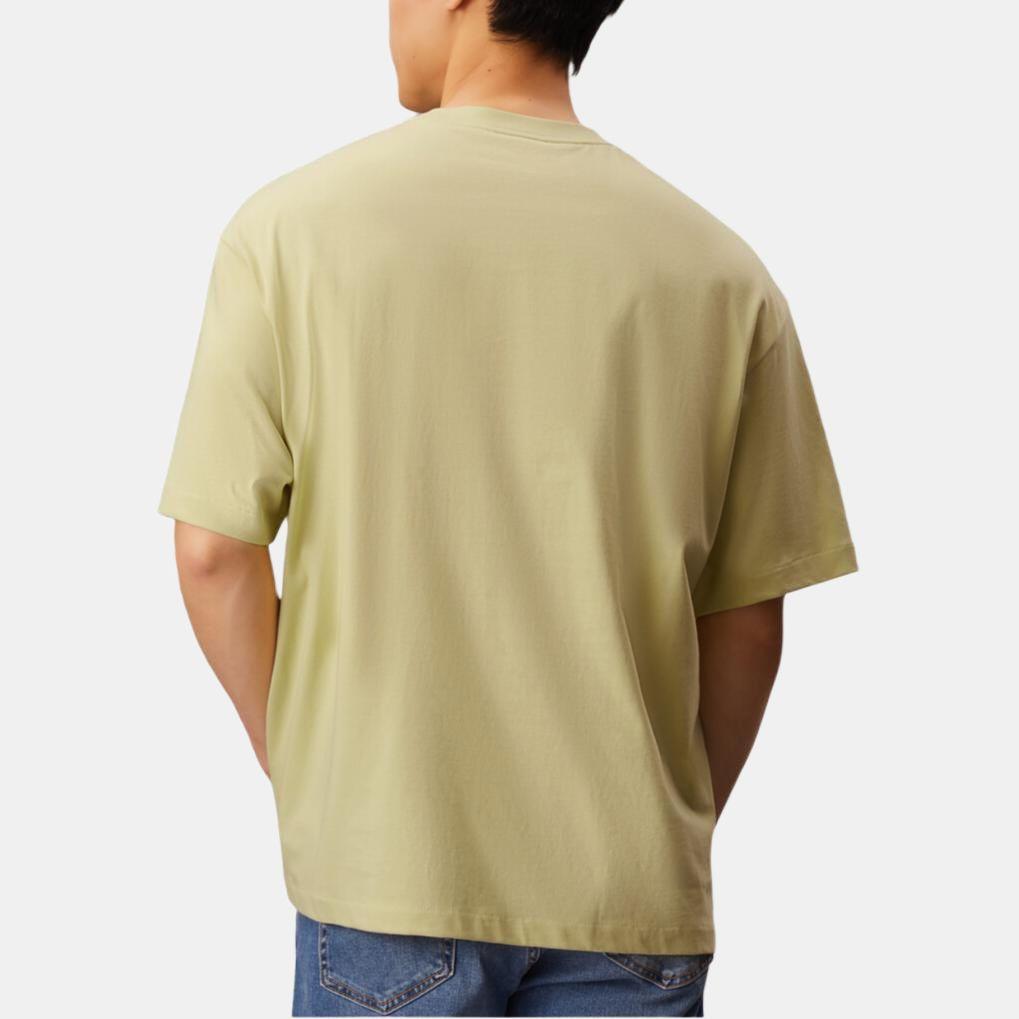 Calvin Klein Minimalist Comfortable Versatile Casual Logo Crew Neck Short Sleeve T-Shirt Men Tops Hay 40HM229-RLV