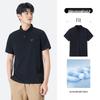 CAMEL Men's Waffle Knit Cooling Polo Shirt