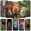 Animal Bear Fox Squirrel Case For Samsung A56 A36 A26 A54 A52 A24 A14 A50 A72 A70 A06 A12 A22 A34 A42 A32 A04s A16 5G Cover