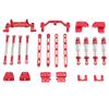 Front & Rear Metal 4 Link Suspension Shock Upgrade Kit For MN82 Series LC79 RC Crawler Truck