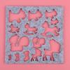 7pcs Set DIY Needle Felting Applique Mold Felt Template Beginner Craft Tool