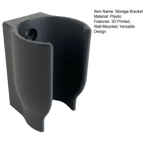 Úložný držák Odolnost proti povětrnostním vlivům 3D tištěné plasty Podpora hlavy hadice Nástěnný Stabilní Držák trysky