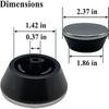 AEZ73913401 Knob Assembly Fits washers and dryers Chrome