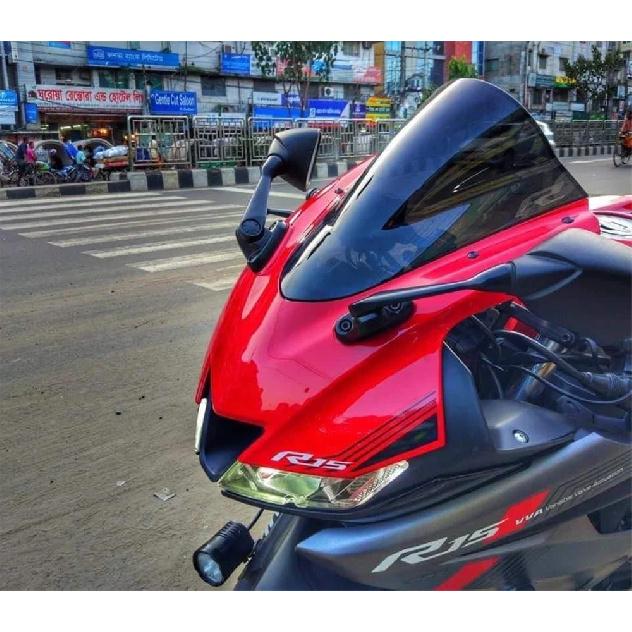 Motorcycle Sport Racing Windshield WindScreen Deflector Visor Viser For YZF R15 V3.0 2019 2020 2021 YZF-R15 V3 YZF R125 YZF-R125