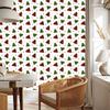 Christmas wallpaper white and red for living room and bedroom 50x1000