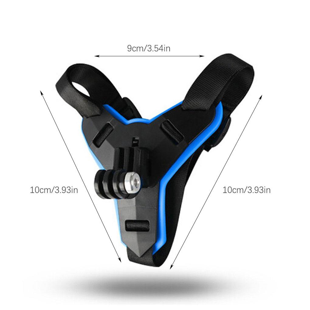 Motorcycle Helmet Digital Camera Chin Mount Fast Release Flexible Silicone Base Outdoor Motorcycling Holder Accessories