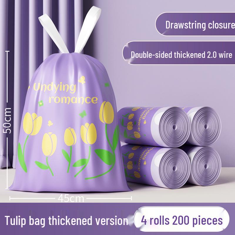 Wegwerp Scheurvrije Extra Grote Vuilniszakken met Trekkoord en Geurcontrole