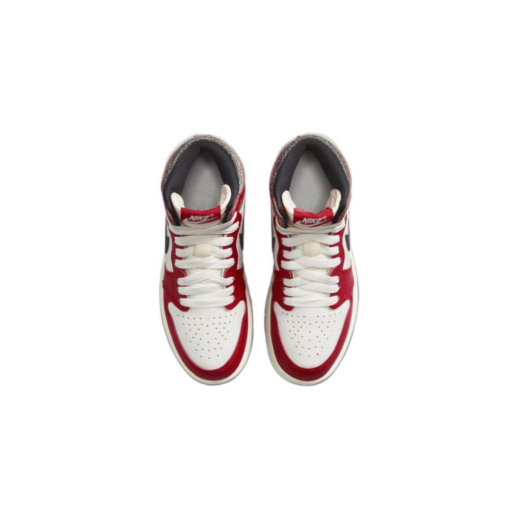 Air Jordan 1 Retro High OG PS Chicago Lost & Found Kindersneakers Rood Varsity-Rood Zwart FD1412-612