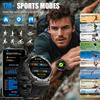 New GPS Smart Watch 5ATM Waterproof 500mAh Battery Built-In Dual-band GNSS Compass Altimeter Barometric Military Smartwatch
