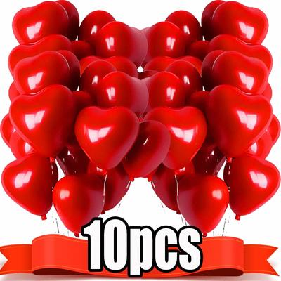 Roter Liebesballon Hochzeitsdekoration Ballon Liebhaber Valentinstag Paar Romantischer Vorschlag Weihnachten DIY Geburtstagsparty Ornament