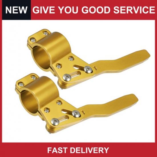 Universal Car Turn Signal Extension Steering Wheel Extension Gold Tone Pack of 2