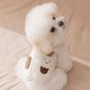 Plush Pet Coat Cartoon Bear Winter Dog Jacket Fashion Dog Costume  For Small Medium Dog