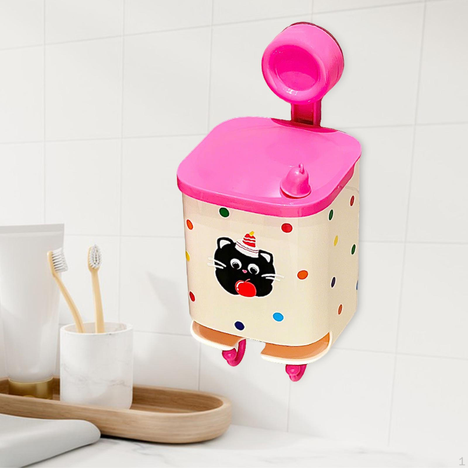 

Wall Mounted Storage Box Feminine Product Organizer Multipurpose Container Waterproof Pad розовый