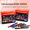 Guangna 2100 Fine Tip Acrylic Marker Set - 120/240 Colors, Press-Type, Water-Based for Students