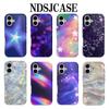 Luxury Clmj Indiglow Phone Case for iPhone 17 17e 16e 16 15 14 13 12 11 X XS XR XSMAX Air Pro Max Plus Double-layer Back Cover