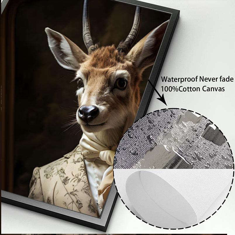 Aristokratyczne Zwierzęta Portret Plakaty i Druki Sztuka Vintage Malarstwo na Płótnie Obrazy na Ścianę do Salonu Dekoracja Domu