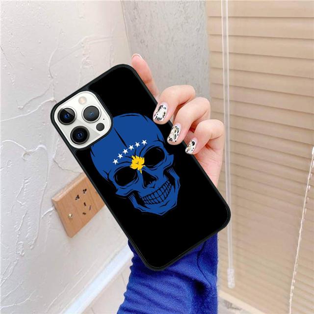 Kosovo Flag Coque Shell For iPhone 17 Air 15 16 14 13 12 Pro Max 11 Pro Max Plus Phone Case Cover