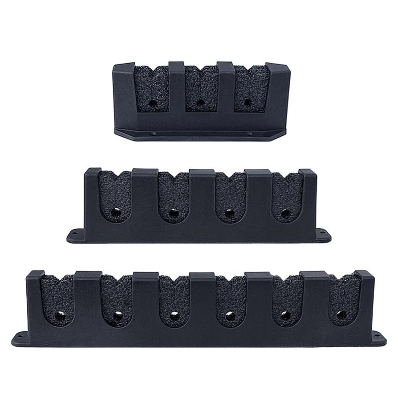 Portable Fishing Rod Rack Fishing Rod Storage Holder Wall Mount for Garage Carps Cabin Basement Holds 6/4/3 Fishing Rod