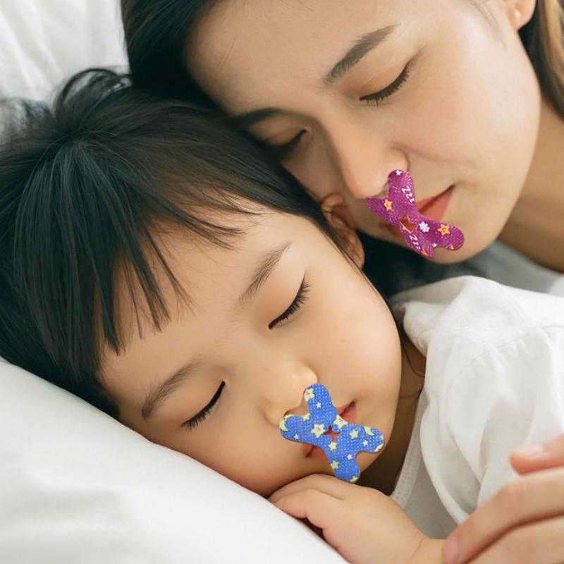 10 Pcs Anti Snoring Mouth Tape Breath Right Aid Stop Snoring Nose Patch Good Sleeping Aid Mouth Guard Device