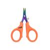 MARUSHINGYOGU (Marushin Fishing Gear) Sharpness Scissors, Compatible with PE Line, Orange