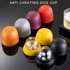Anti-Cheating-Würfelbecher mit Deckel 5 Würfel für Spieleabend KTV Restaurant Grillgeschäft für Party-Unterhaltungsaktivität