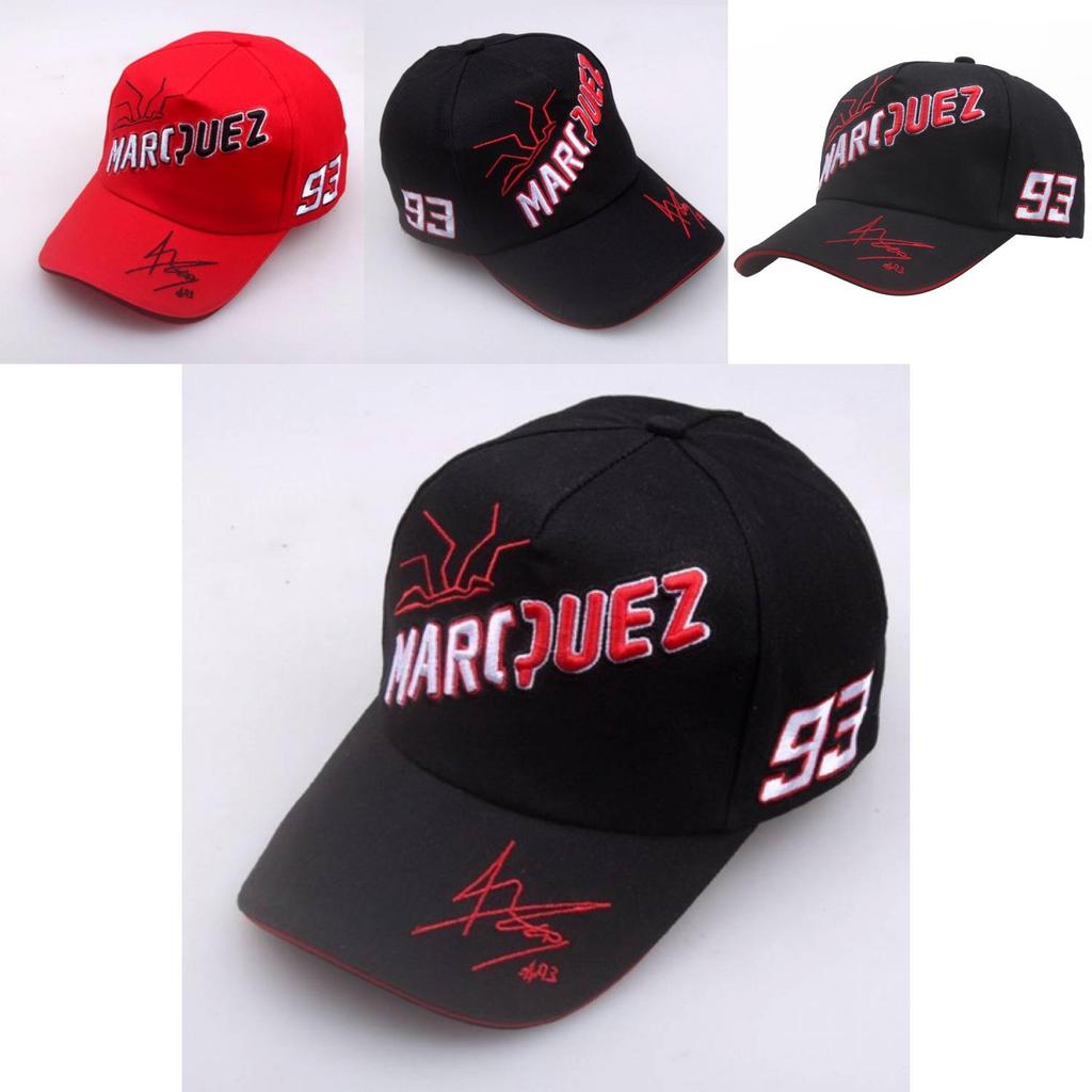 Berretto da Baseball Ricamato Firmato Marc Marquez 93 per Appassionati di Moto