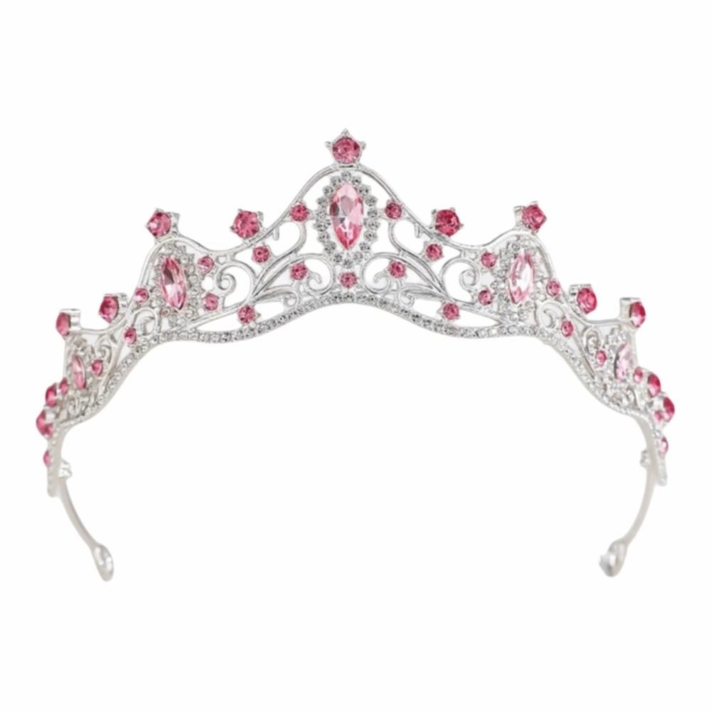 Baroque Queen Princess Crown Rhinestone Prom Jewelry New Crystal Tiara  Wedding Party