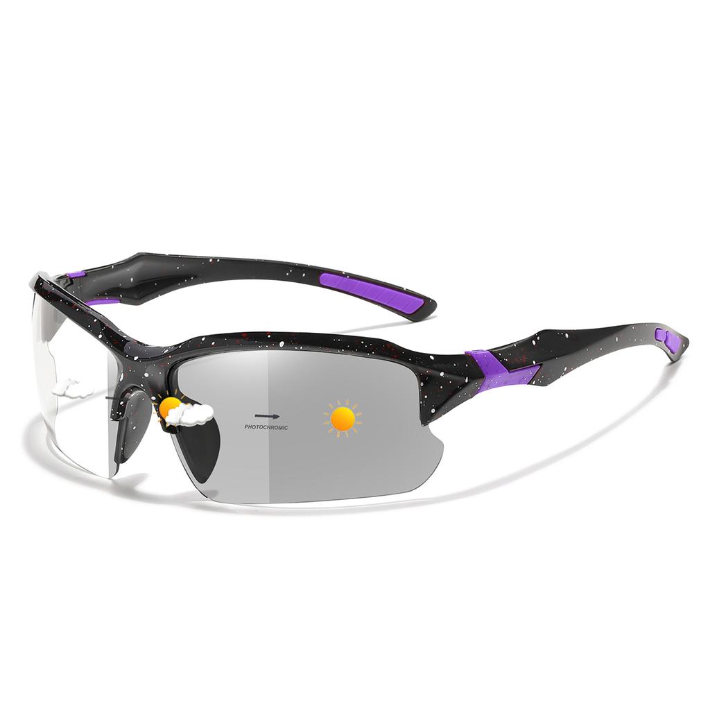 Photochromic Sunglasses for Men Women Outdoor Mtb Bicycle Cycling Running Eyewear Windproof Goggles Oversize Shades