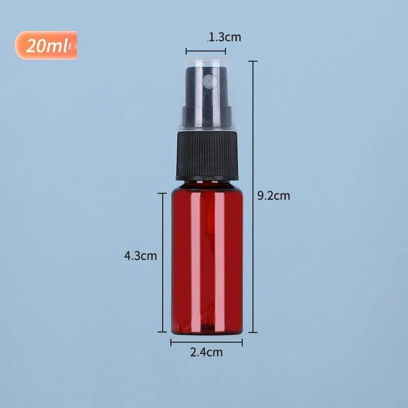 5pcs 10ml-100ml Black PET Spray Bottles-UV Protection Travel Refillable Containers for Alcohol,Cosmetics,Portable Fine Mist Sprayer Bottles