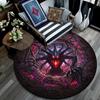 Cartoon Print Round Area Rug,Carpet Rug for Living Room Bedroom Sofa Playroom Decor,Non-slip Floor Mat