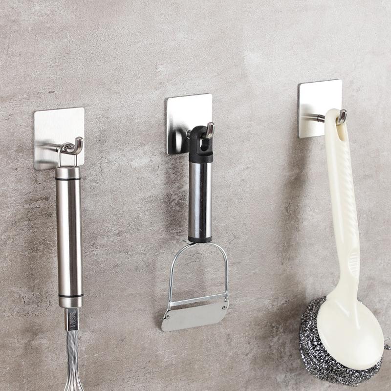 Household Kitchen Stainless Steel Sponge Rack, Non Perforated Sink, Drainage Rack, Steel Ball Cloth Storage Sponge Storage Rack, Kitchen Supplies