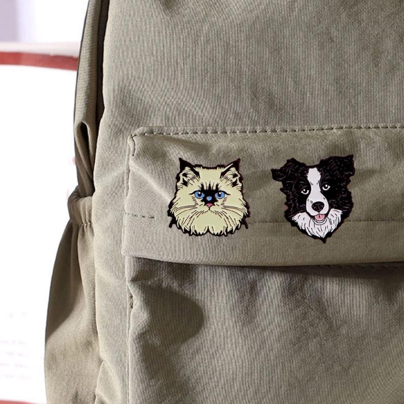 Elegant Alloy Dog Pins Unqieu Brooch Ornament Enhances Your Style with Distinctive Designs for Everyday Looks and Event