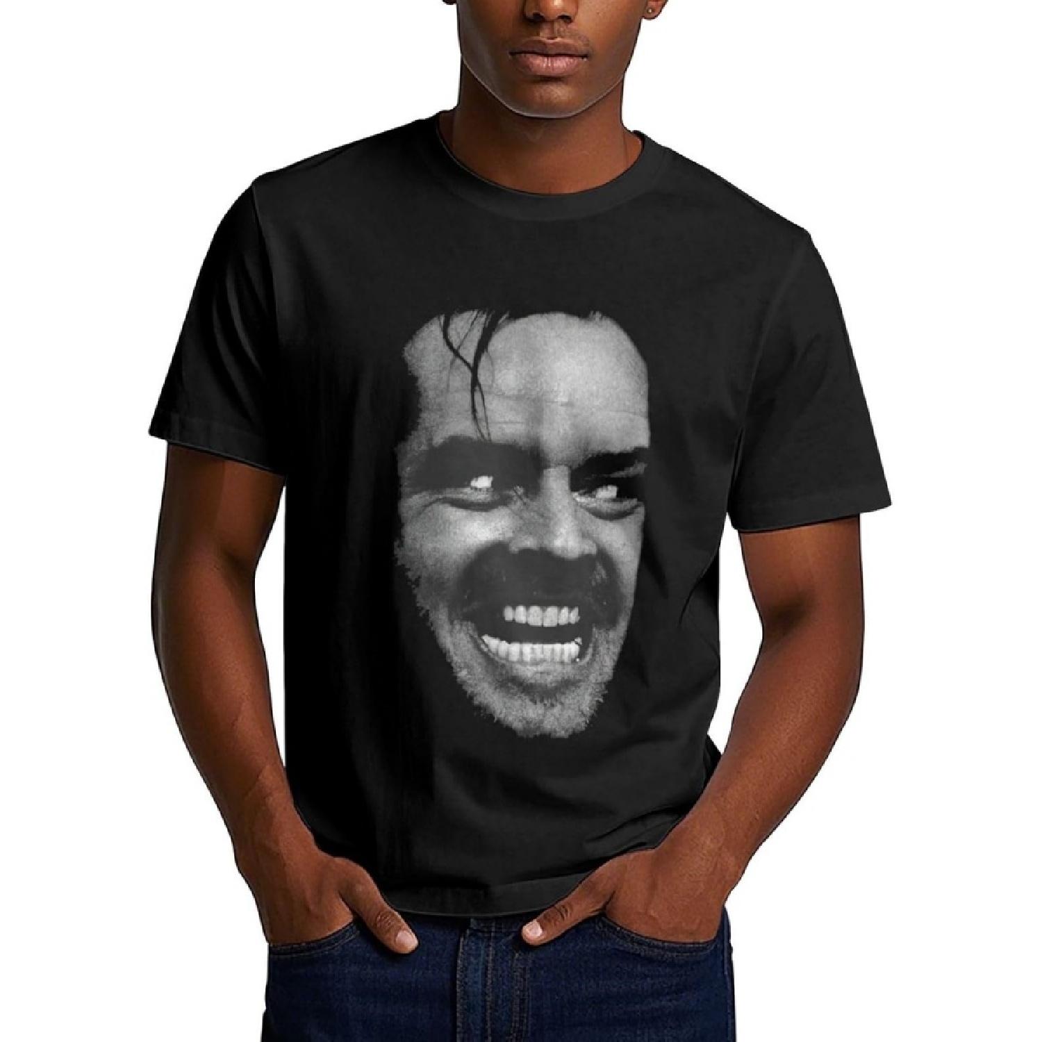 Lupraken Мужская футболка Джек Торранс Сияние Футболка Летняя Повседневная С коротким рукавом Круглый вырез Топы Футболка(10) S