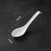 3PC Japanese Imitation Porcelain Pattern Spoon Household Kitchen Accessories White Melamine Korean Spoon Lamian Noodles Spoon