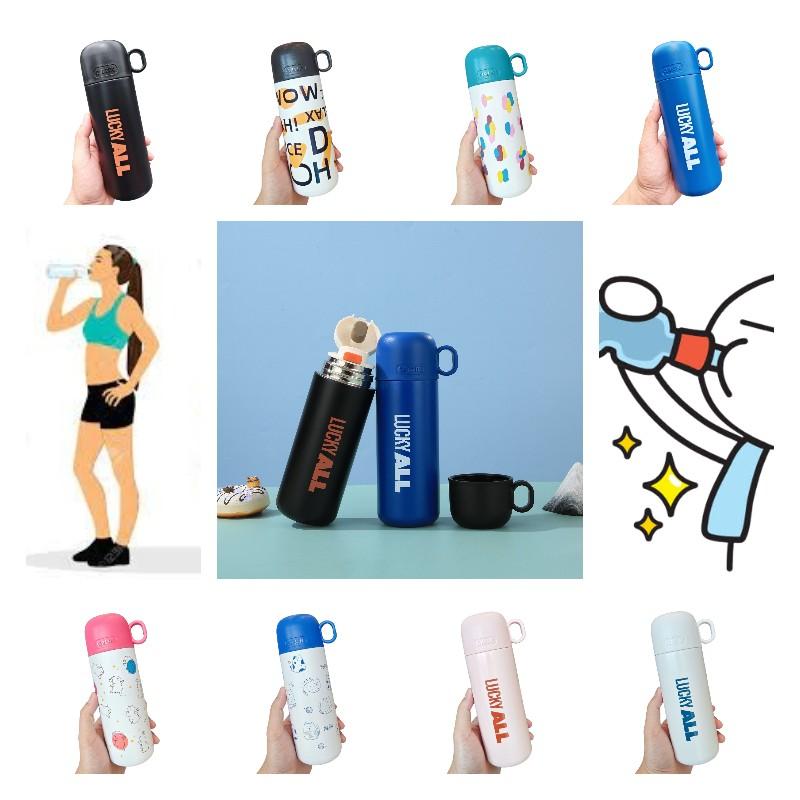 500ml Stainless Steel Insulated Cup Portable Outdoors Office Multifunction Gift