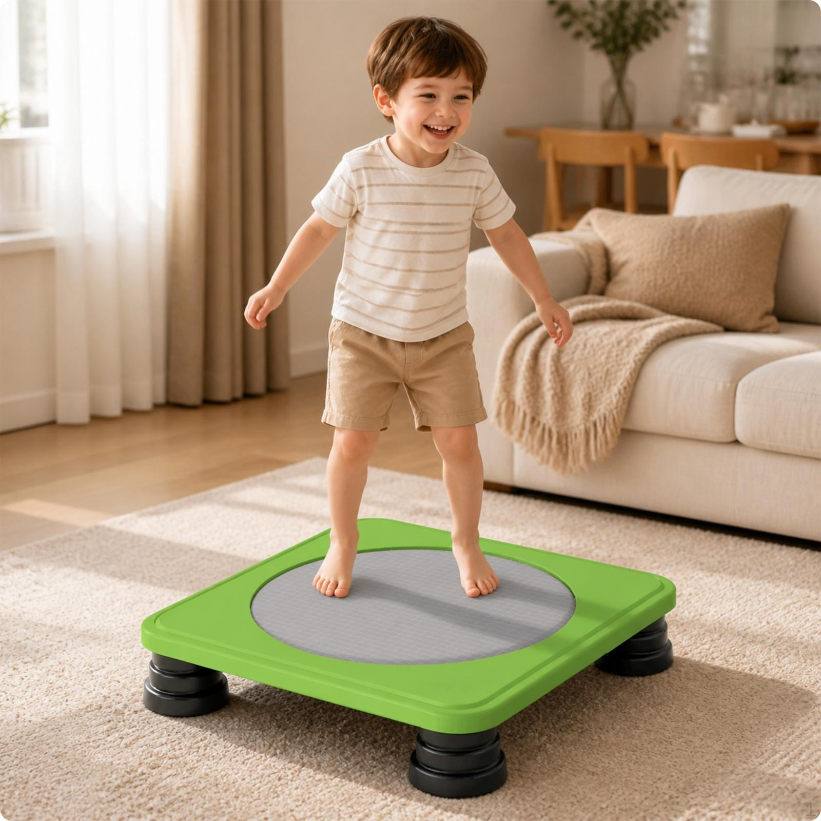 Foldable Trampoline Vibration-Reducing Balance Training Jumping