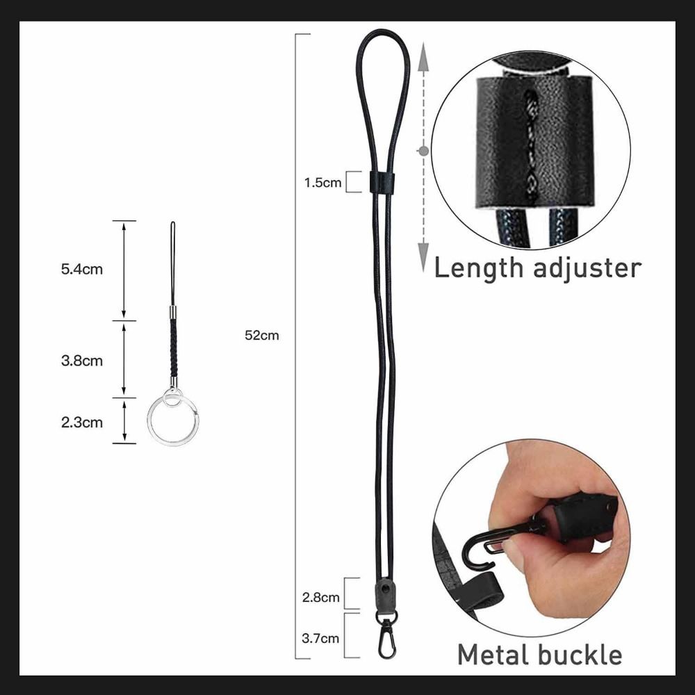 ID Hanging Rope ID Card Holder Credential Holder Name Card Lanyard Lanyard Keychain Phone Strap