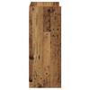 Shoe Cabinet with Storage Rustic Wood Finish 48 x 36 x 92 cm Engineered Wood