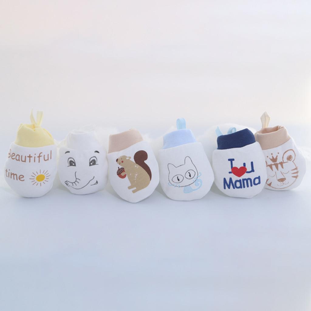 6PCS Baby Infant Anti-scratch Cotton Mittens Gloves Handguard 0-6 Months Newborn 6PCS Baby Infant Anti-scratch Cotton Mittens Gloves Handguard 0-6 Months Newborn