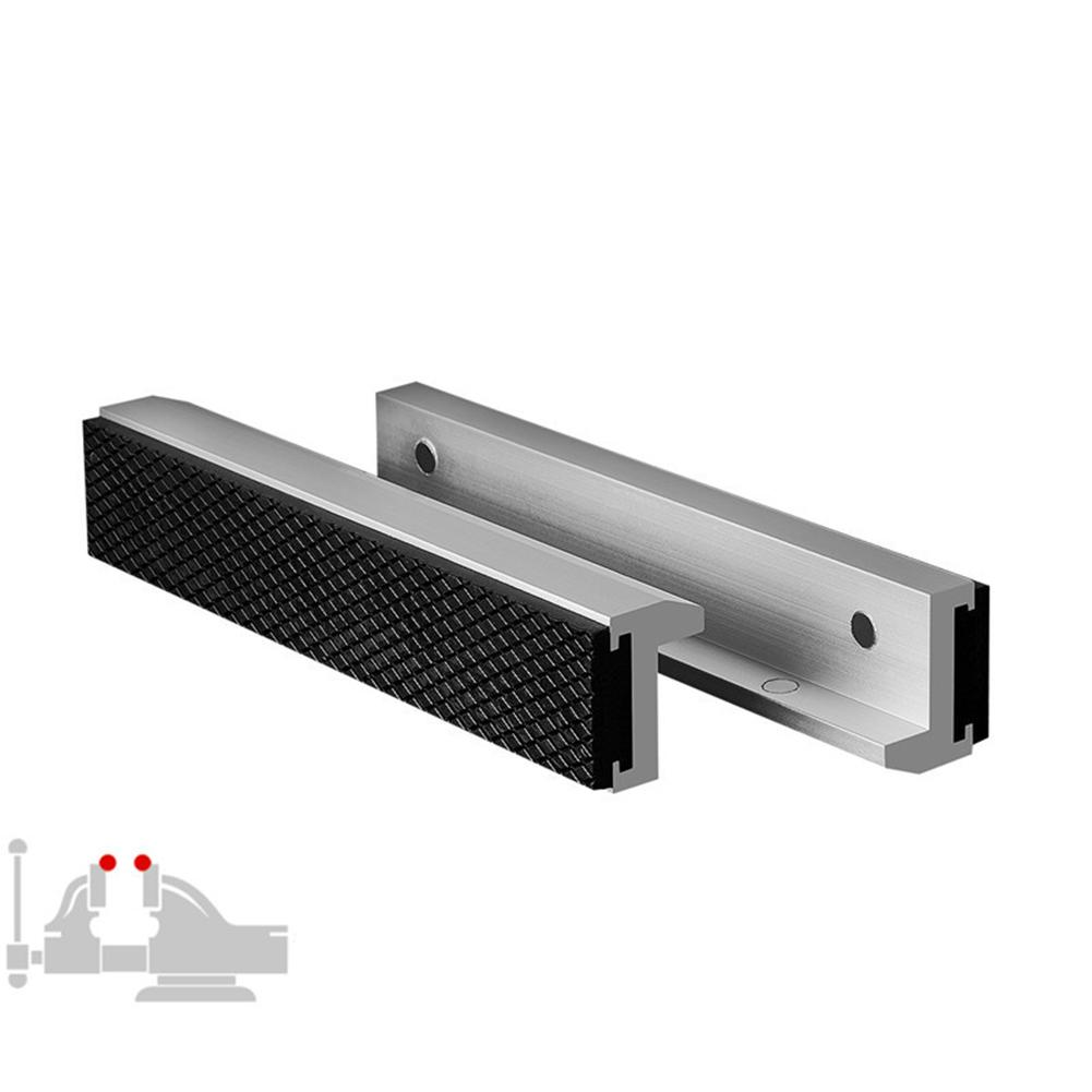 100mm 4 Inches Bench Machine Tool Anti-slip Vise Grip Pad Machine Tool Cover Aluminum Alloy Cover Enhanced Control