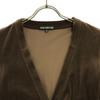 FOXEY NEW YORK made in Japan Long sleeve Velor cardigan 38 Brown Women Used