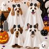 Pet Halloween Costume with Face and Cape for Cats and Dogs, Funny Holiday Photo Prop
