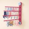 Wall Mounted Foldable Socks Drying Rack Dopamine Clothes Drying Holder Towel Clip  Laundry
