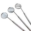 Dental Mouth Mirror Stainless Steel Handle Oral Reflector Eyelash Extension Tool 2 Sizes Dentist Equipment