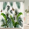 Colorful Butterfly Feathers 3d Shower Curtains Bathroom Curtain with Hooks Waterproof Polyester Cloth Decoration Screen
