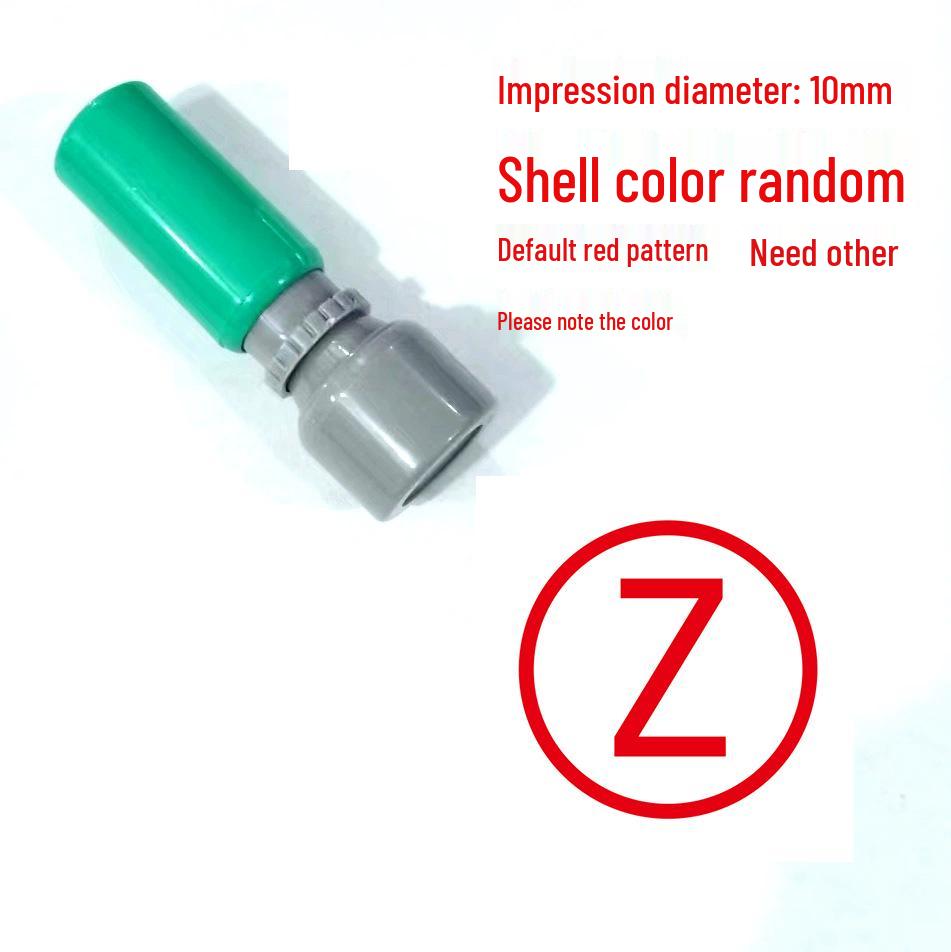 10mm Lichtempfindliches Stempelset: Vollständiges englisches Alphabet & Zahlen 0-9, Perfekt für Lehrer & Nummerierungsaufgaben, Kleine Größe