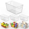Acrylic Storage Case, Collection, Stackable, Open-Front Display Box for Toys, Documents, Cosmetics, and Small Items. Easy to Assembly, Multifunctional