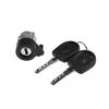 With Lock Key Key Switch 2 Key 5pin Finger Trigger key cylinder Switch  Motorcycle Accessories